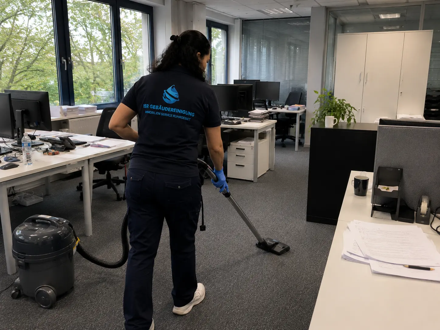 Professionelle Gebäudereinigung eines Büros in Gelsenkirchen